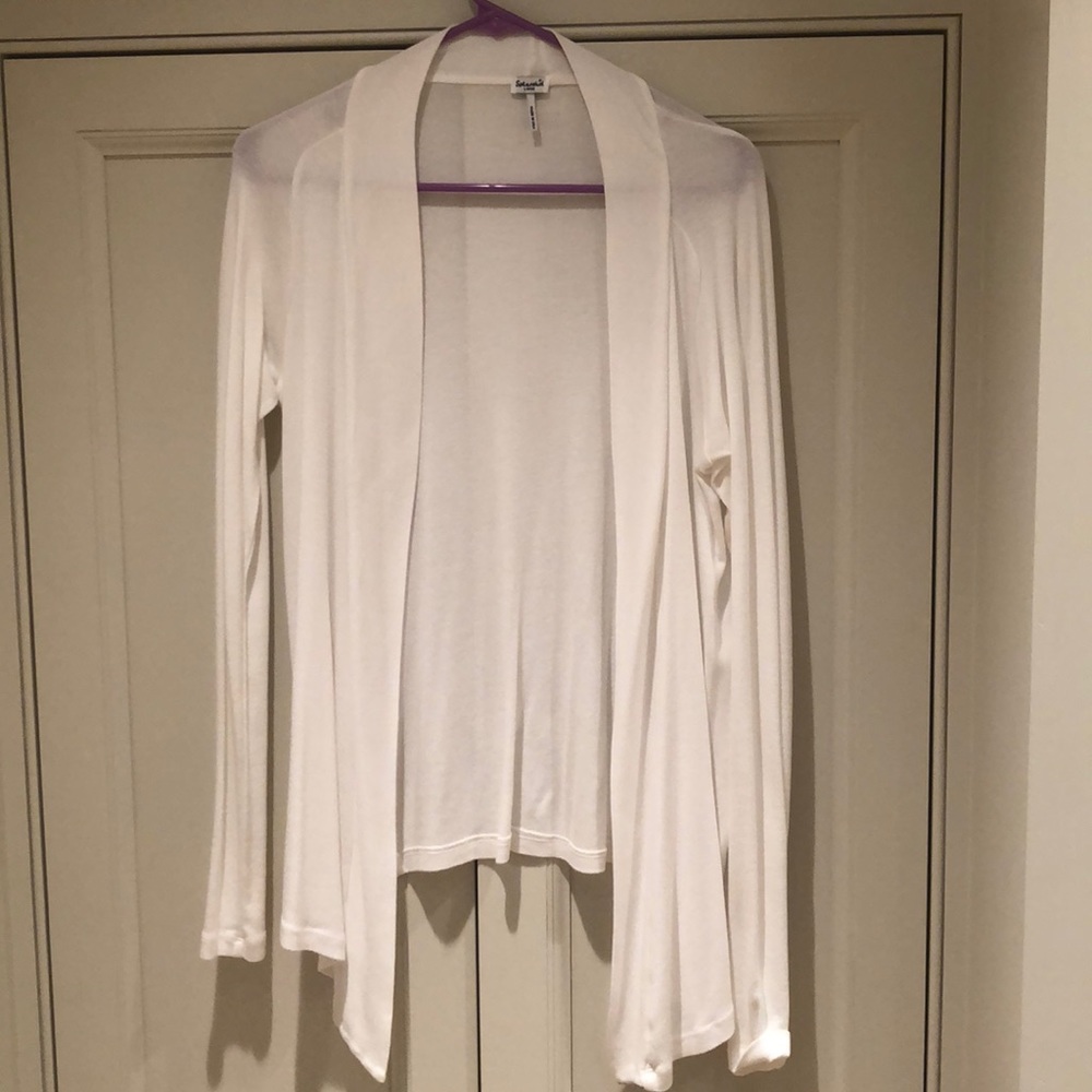 Splendid white cotton cardigan